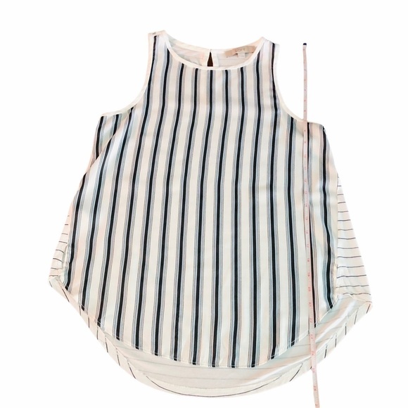 LOFT - WOMENS NAVY & WHITE STRIPED TANK SZ S - Picture 8 of 8